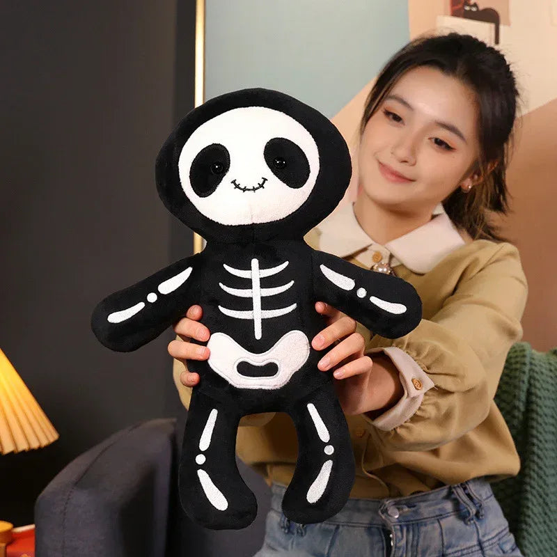 Halloween Props Skull Pillow Plush Toy - Viexta