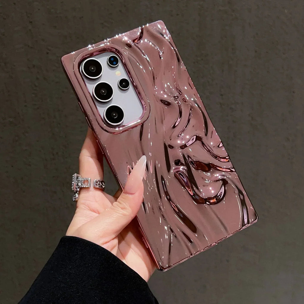 Three-dimensional Pleated Samsung Case - Viexta