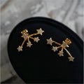 delicate-bead-set-diamond-stud-earrings - Viexta