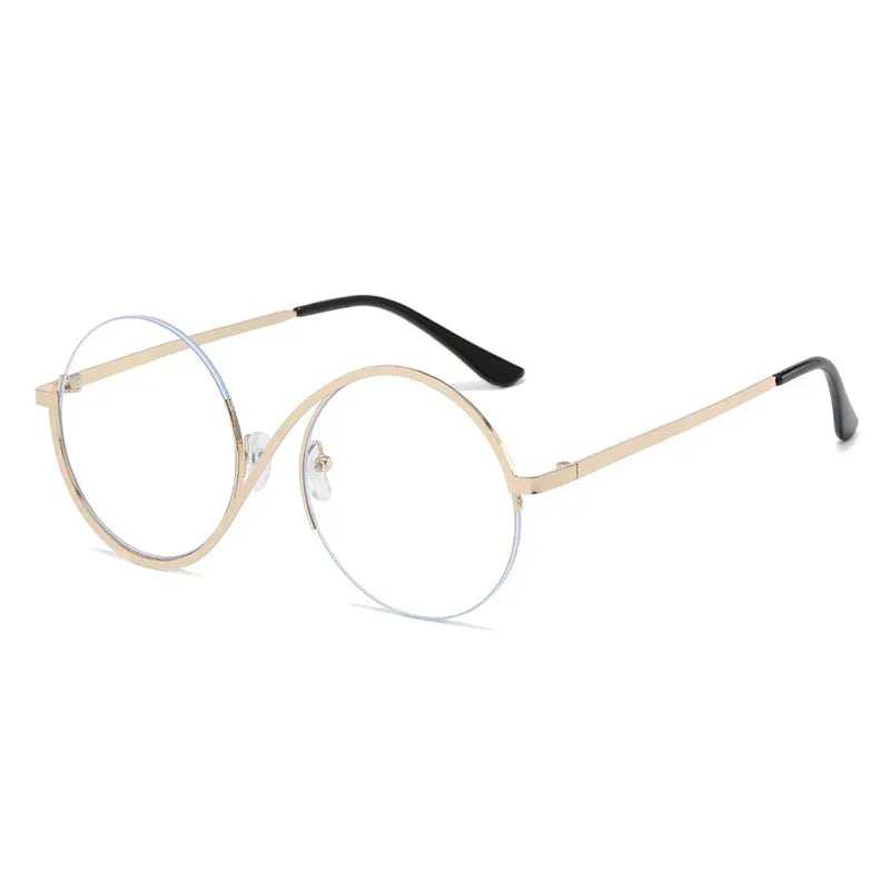 womens-round-frame-irregular-uv-resistant-sunglasses - Viexta