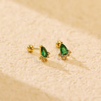 emerald-diamond-screw-ear-studs - Viexta