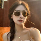 Fashion Retro Oval Sunglasses For Women - Viexta