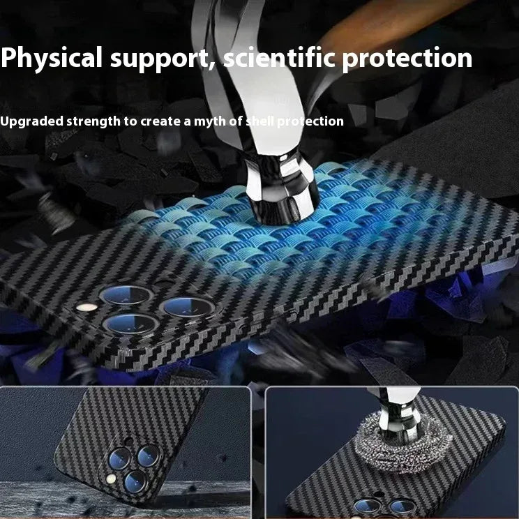 Carbon Fiber Drop-resistant IPhone Case - Viexta