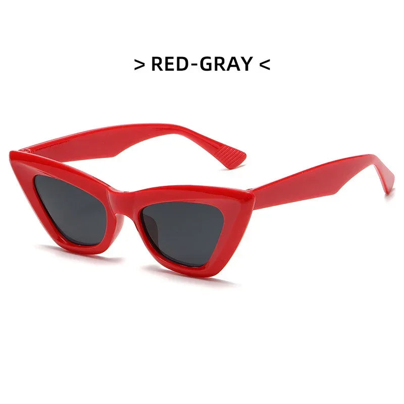 Personalized Triangle Cat Eye Sunglasses - Viexta