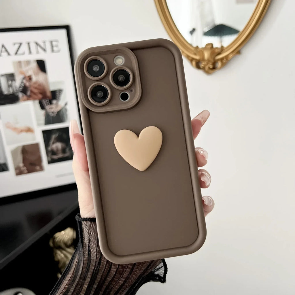 three-dimensional-heart-mobile-iphone-case - Viexta