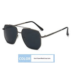 Dual-bridge Sunglasses For Men Retro Design - Viexta
