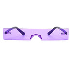 Fashion One-piece Square Rimless Sunglasses - Viexta