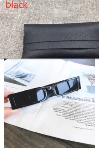 Rectangle Frame Fashion Sunglasses - Viexta