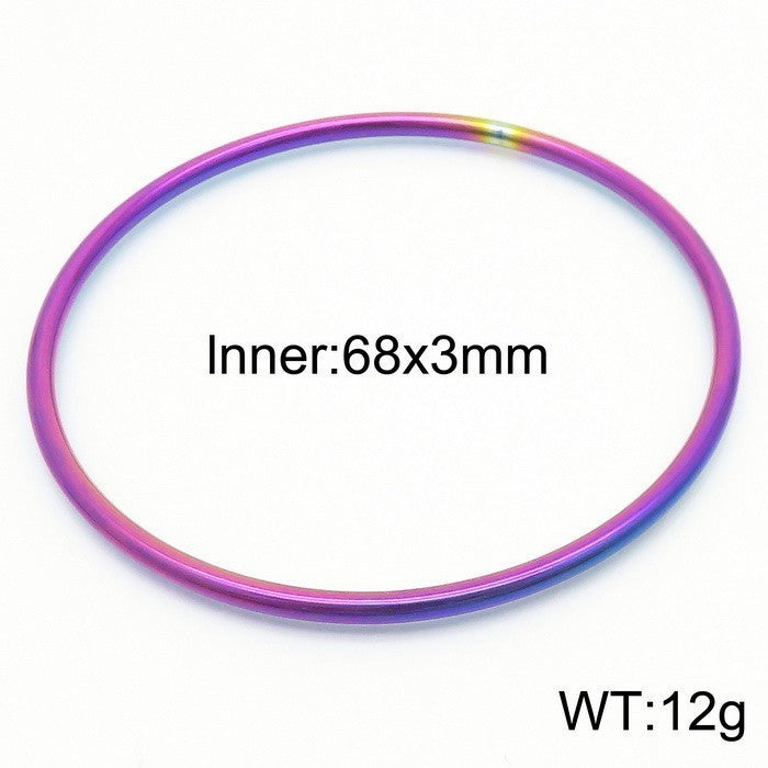 18K Vacuum Vapor Plating Ring Bracelet