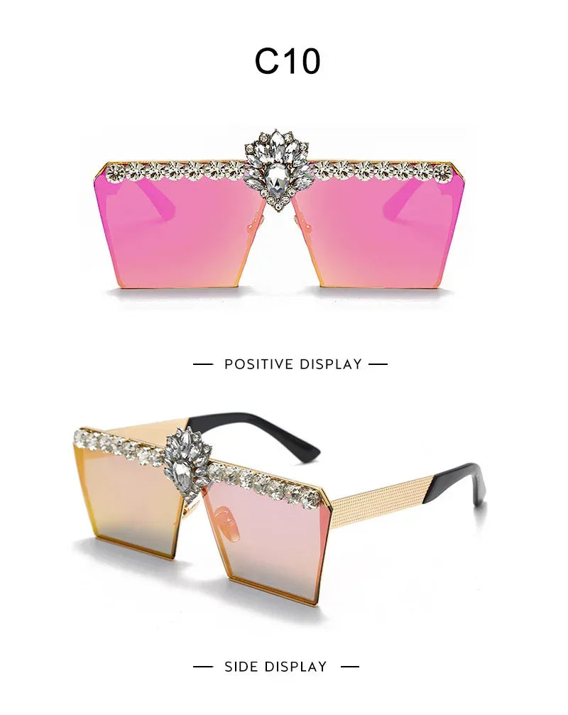 Ladies Fashion Square Sunglasses - Viexta