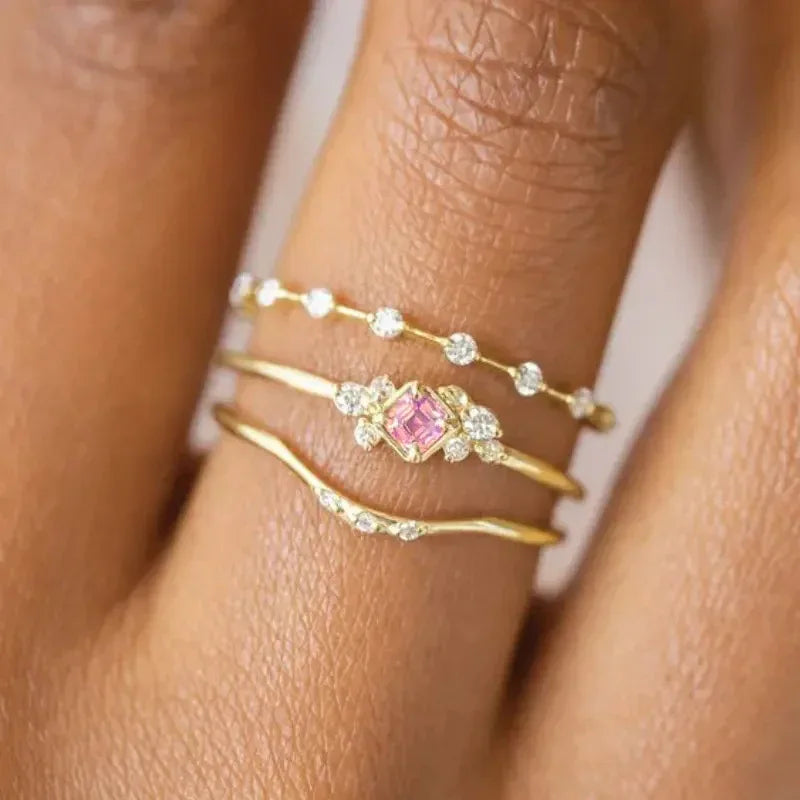 Three-piece Ring Set - Viexta