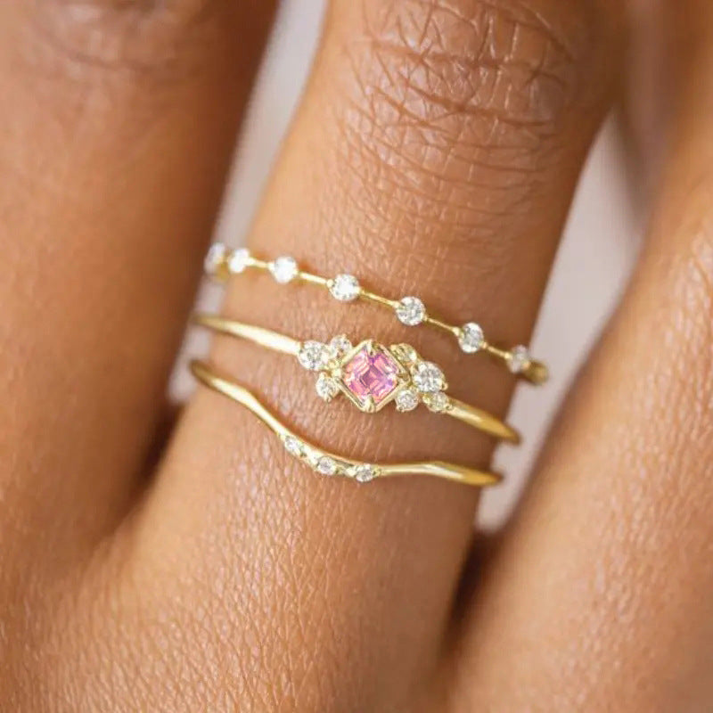 Three-piece Ring Set