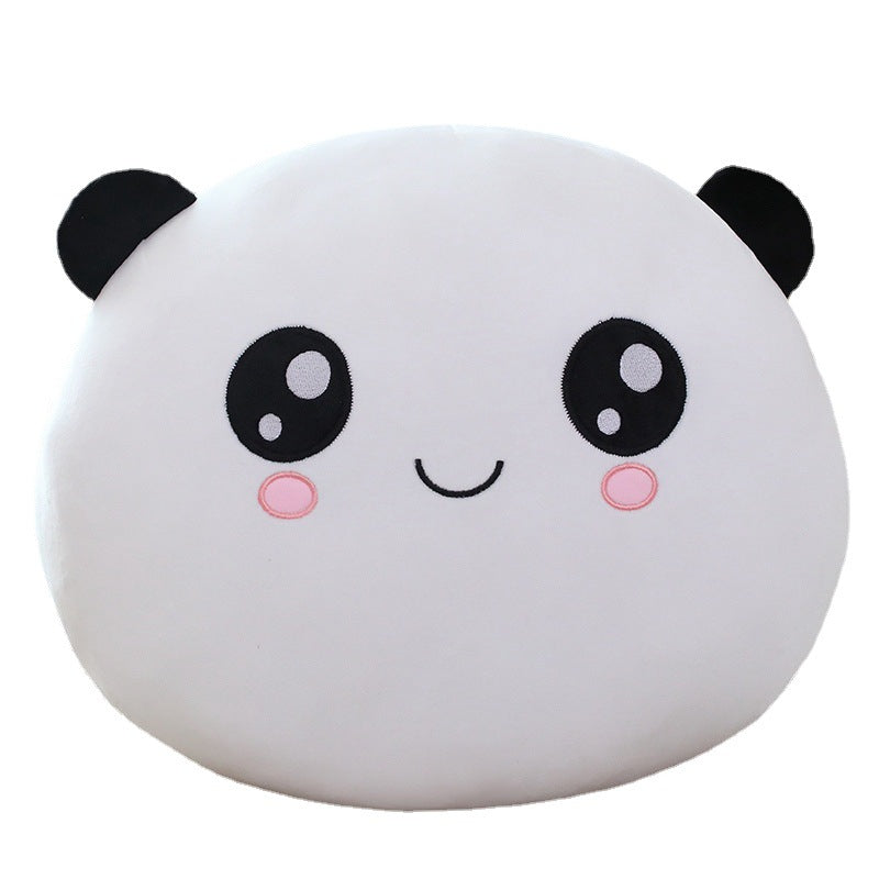 Giant Panda Round Roll Pillow Plush Toy