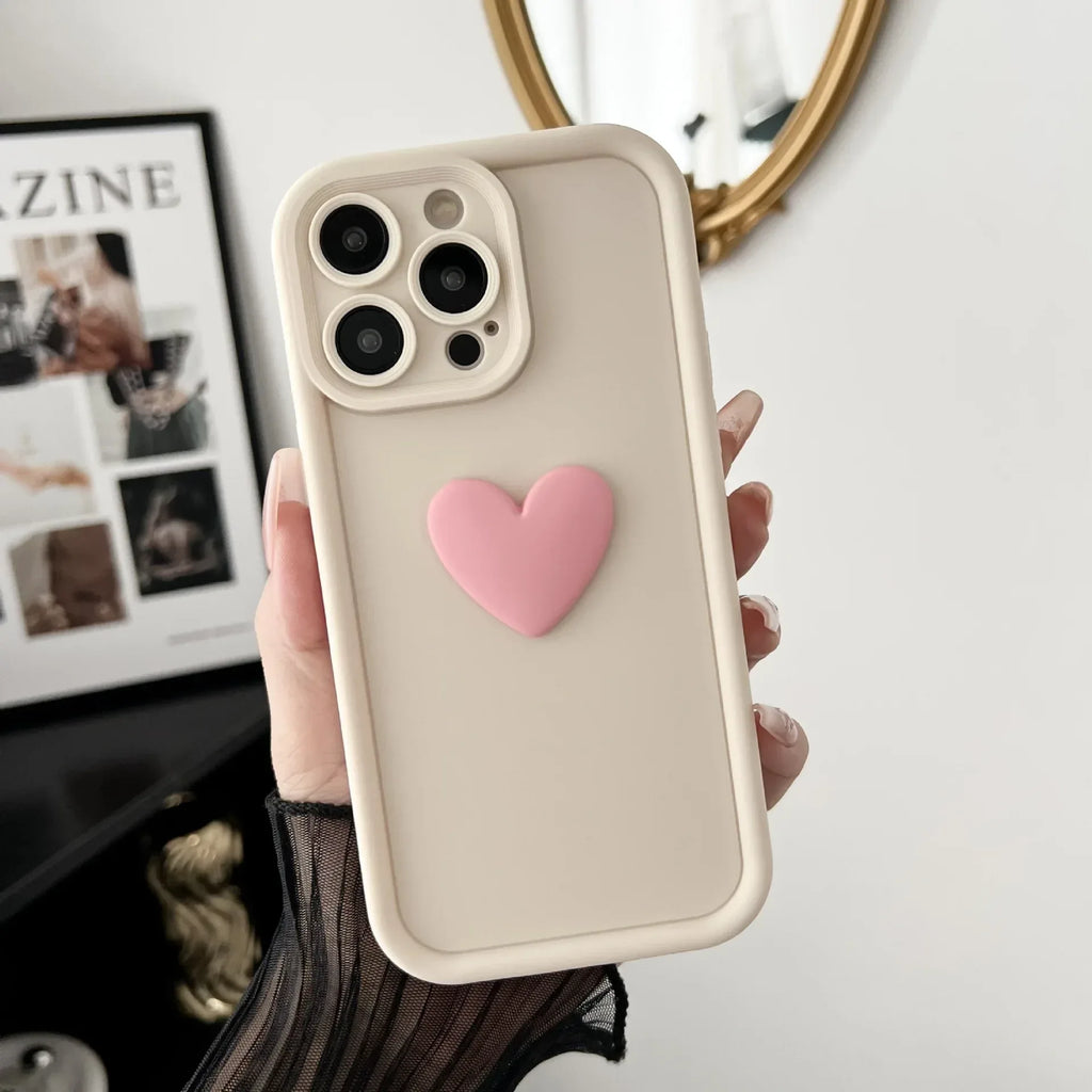three-dimensional-heart-mobile-iphone-case - Viexta