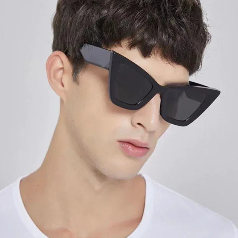 Large Frame Cat Eye Sunglasses - Viexta