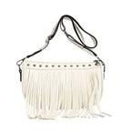 Ladies Tassel Retro Shoulder Bag - Viexta