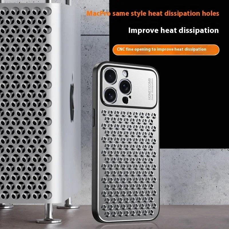 applicable-honeycomb-heat-dissipation-iphone-case - Viexta