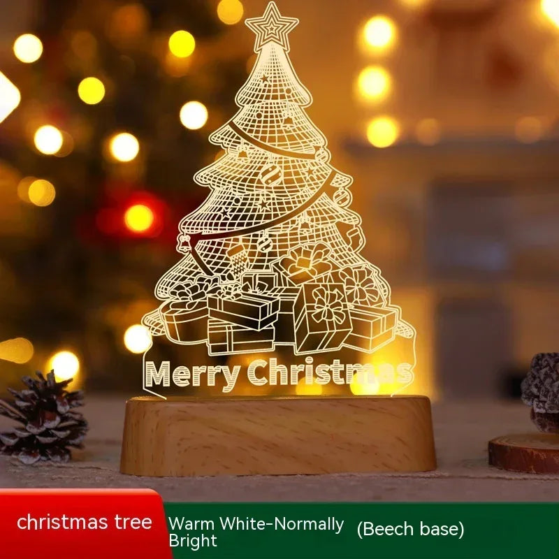 Christmas Decoration 3D Lamp - Viexta