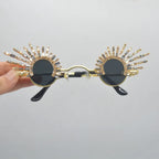retro-design-irregular-tassel-sunglasses - Viexta