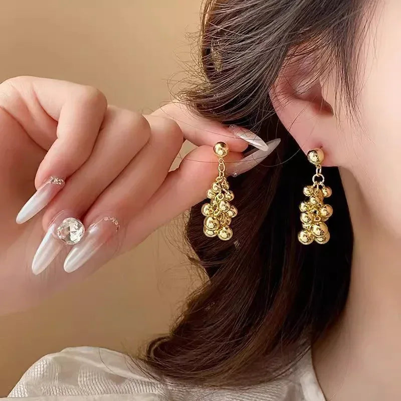 18k-retro-hong-kong-elegant-ear-studs - Viexta