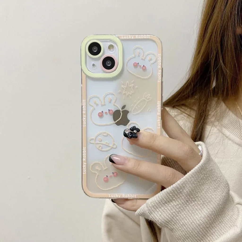 transparent-cartoon-iphone-case - Viexta