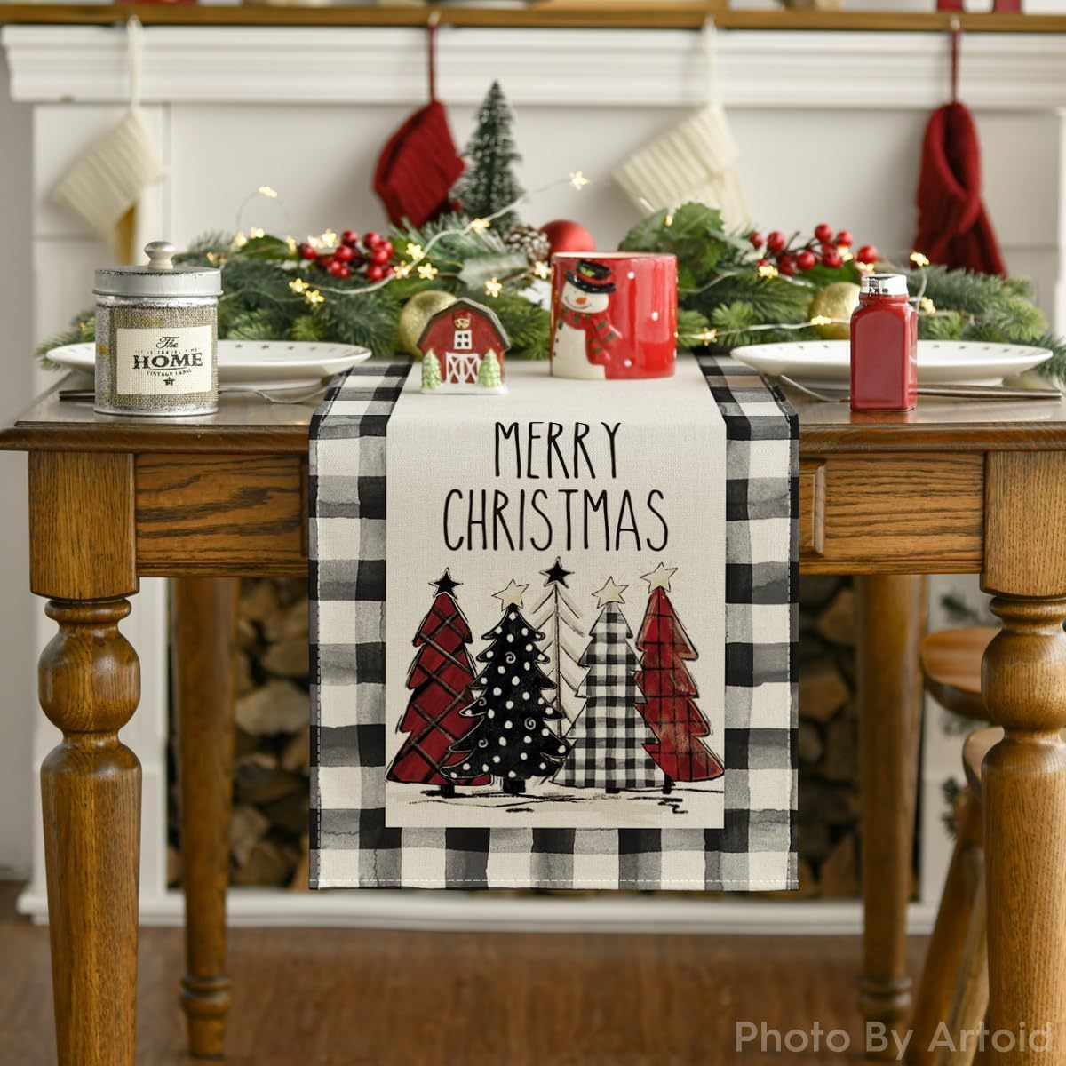 christmas-trees-merry-xmas-table-runner