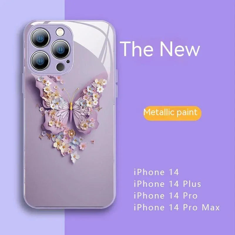 fairy-butterfly-glass-iphone-case - Viexta