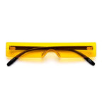 Fashion One-piece Square Rimless Sunglasses - Viexta
