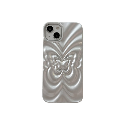 Solid Color Three-dimensional Butterfly Phone Case