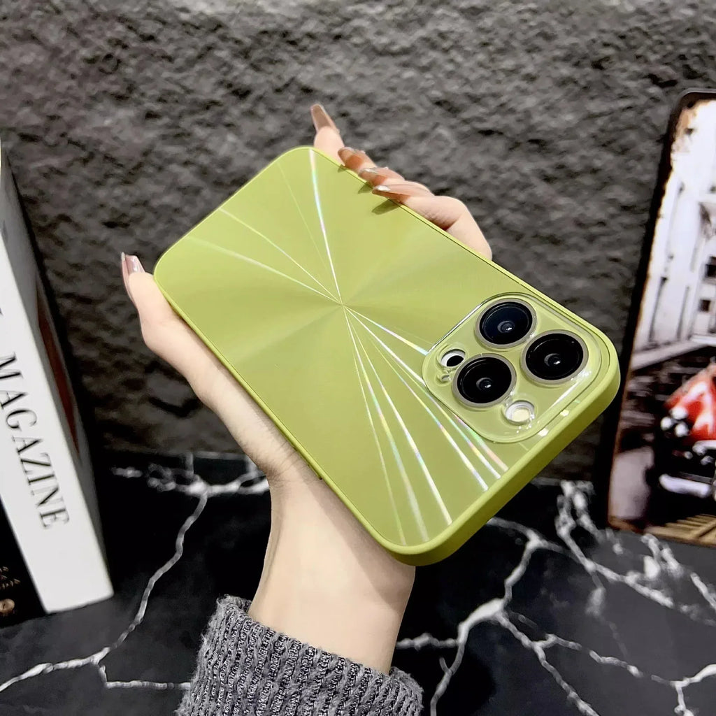 Colorful CD Grain Magnetic Crystal Lens iPhone Case - Viexta