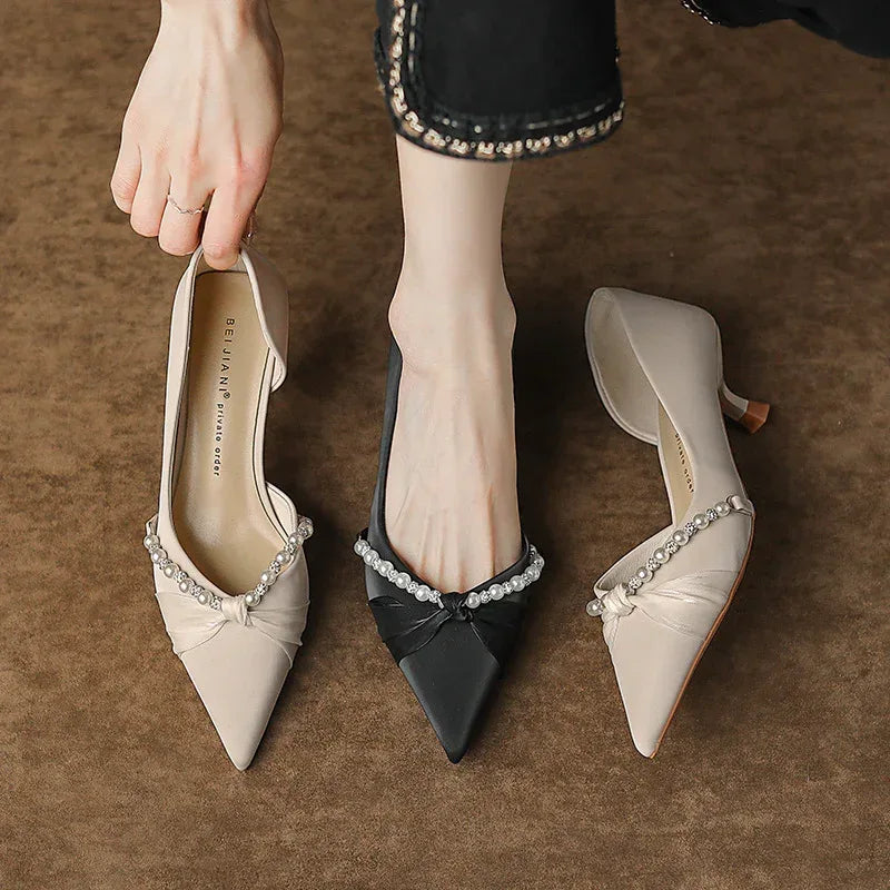 elegant-satin-high-heels-for-women - Viexta