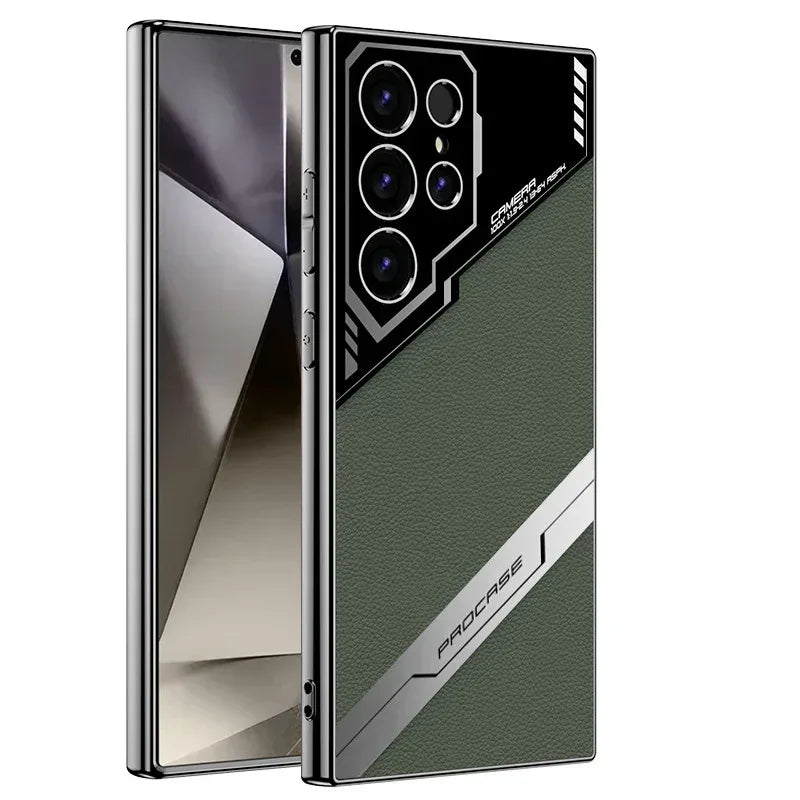 Electroplated Esports Leather Samsung Protective Case - Viexta