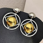 High-grade Earrings Temperament Contrast Color - Viexta
