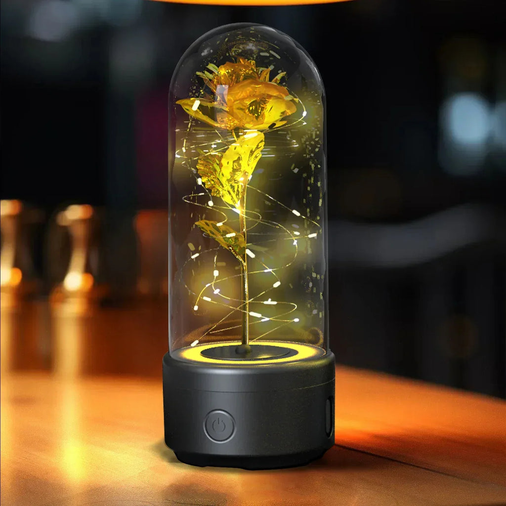 2 In 1 Rose LED Light with Bluetooth Speaker - Viexta