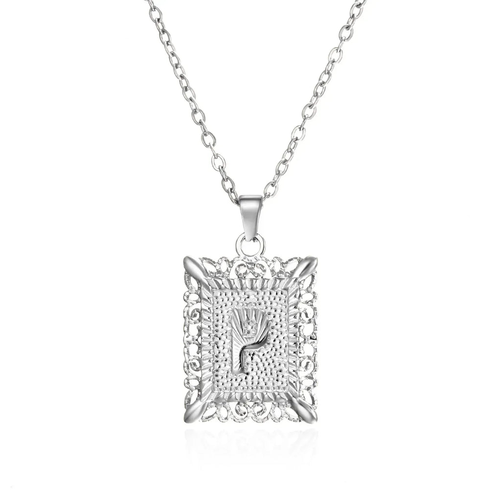 stainless-steel-initial-necklace - Viexta