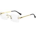 Crystal Faceted Small Square Sunglasses - Viexta