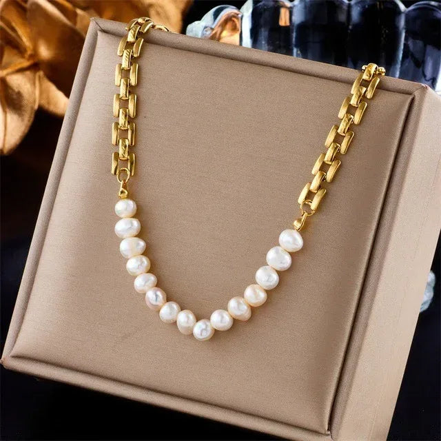 316L Stainless Steel Beaded Necklace - Viexta
