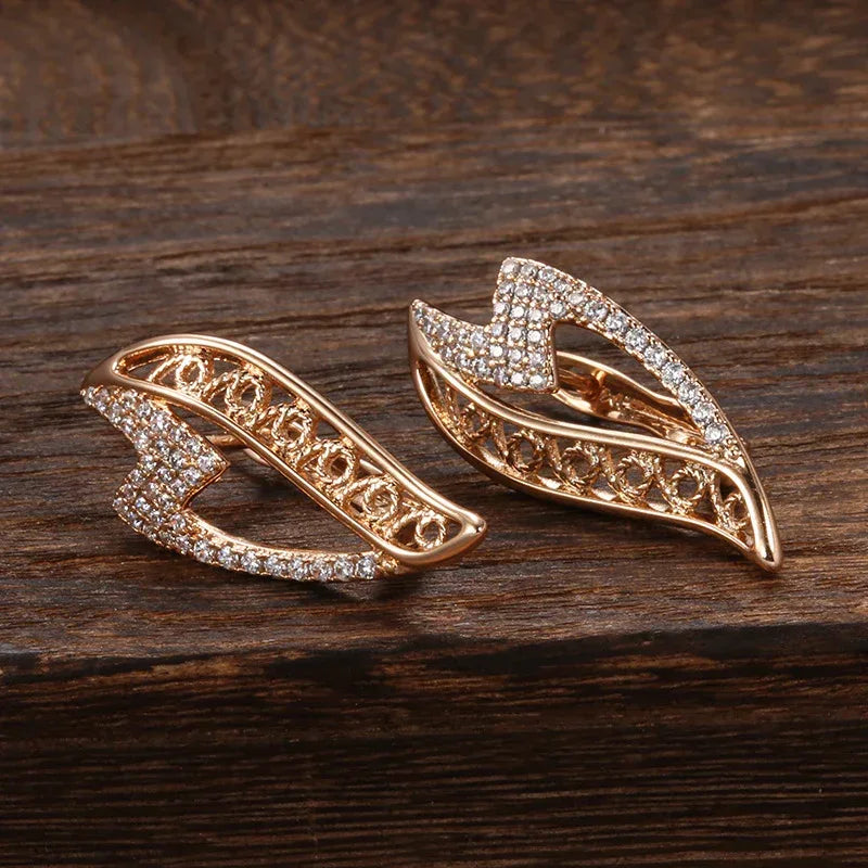 micro-set-zircon-earring - Viexta