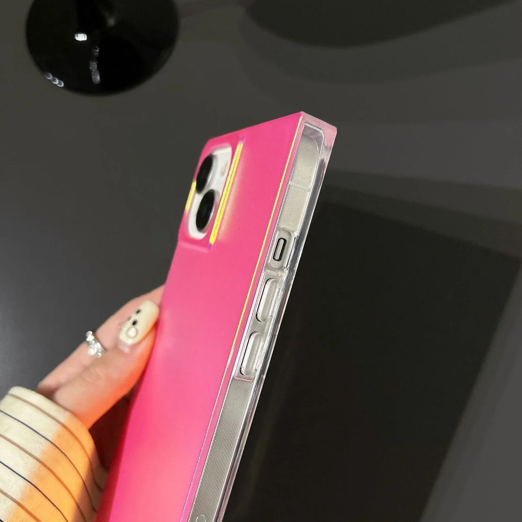 Frosted Laser Square iPhone Case - Viexta