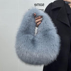 Portable Fur Bag Fall Winter Popular High-grade Niche - Viexta