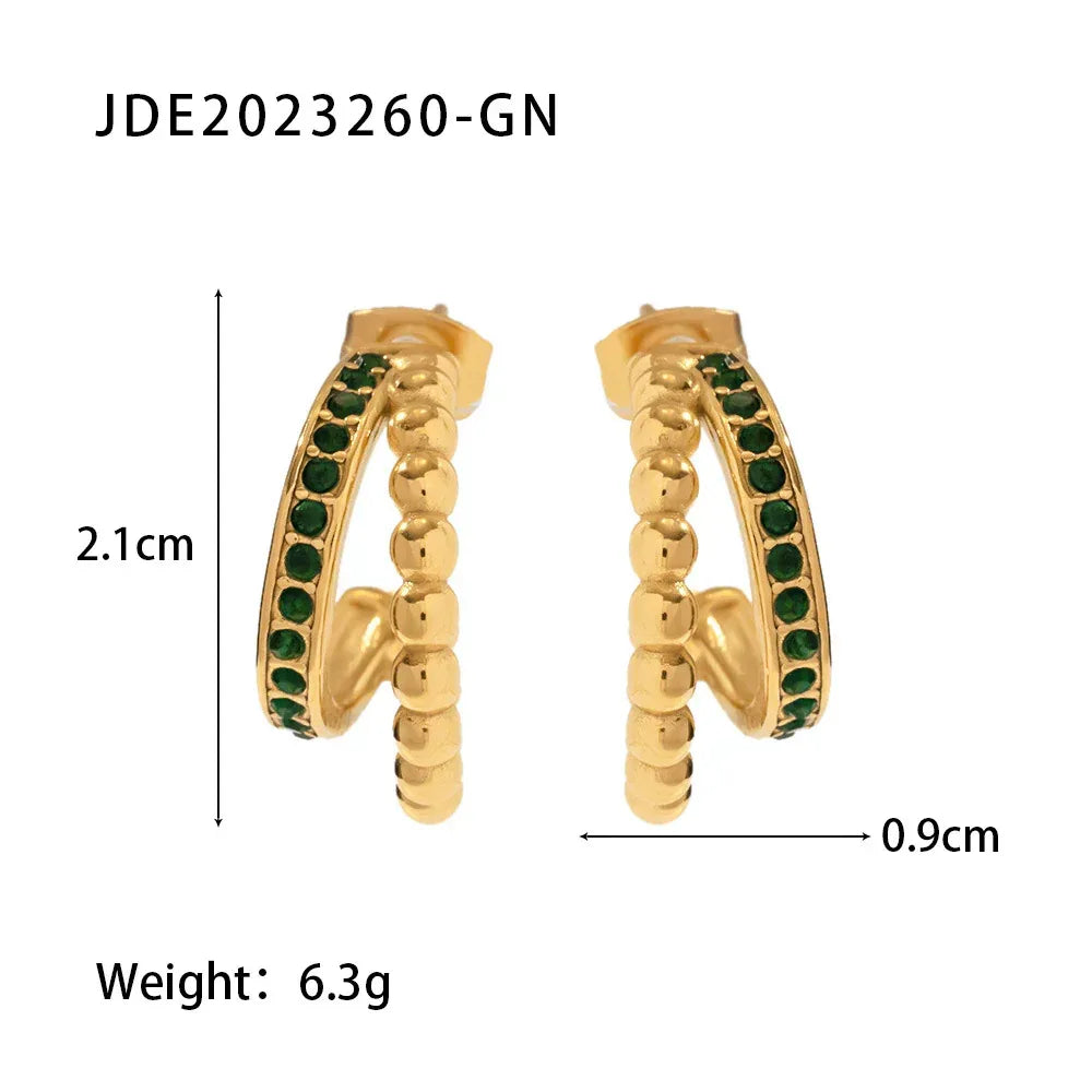 Versatile C- Shaped Double-layer Balls Hoops - Viexta