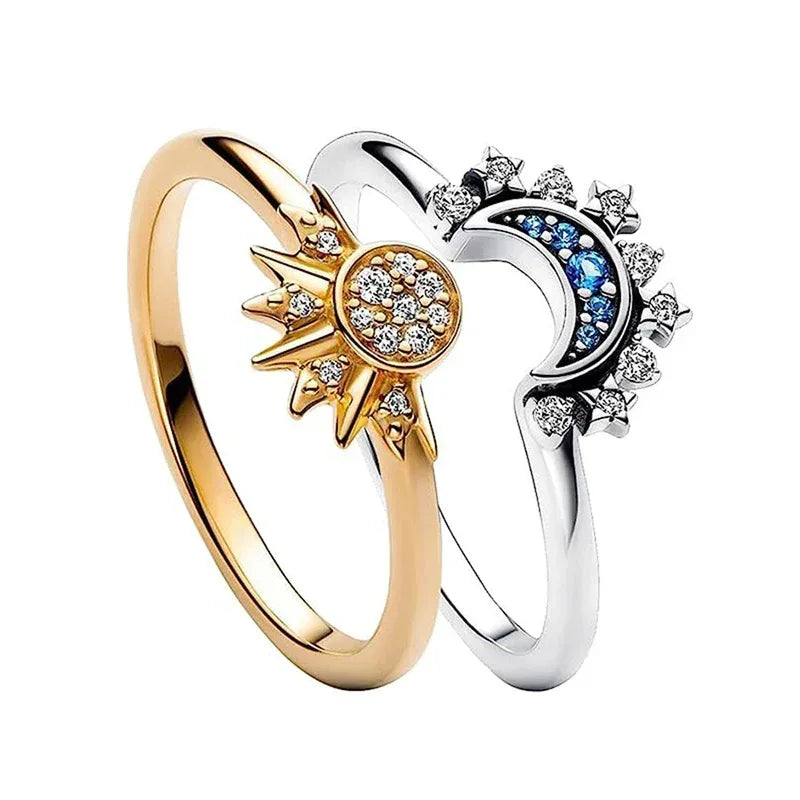 Couple Rhinestones Ring - Viexta