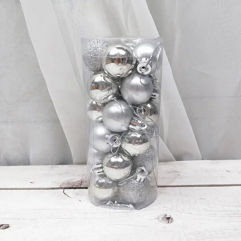 Christmas Decoration Shiny Matte Christmas Ball - Viexta