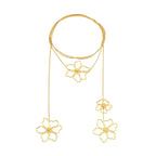 Retro Personalized Flower Necklace - Viexta
