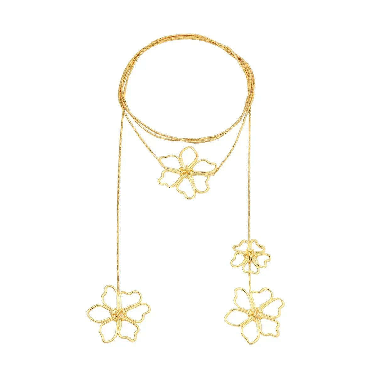 Retro Personalized Flower Necklace - Viexta
