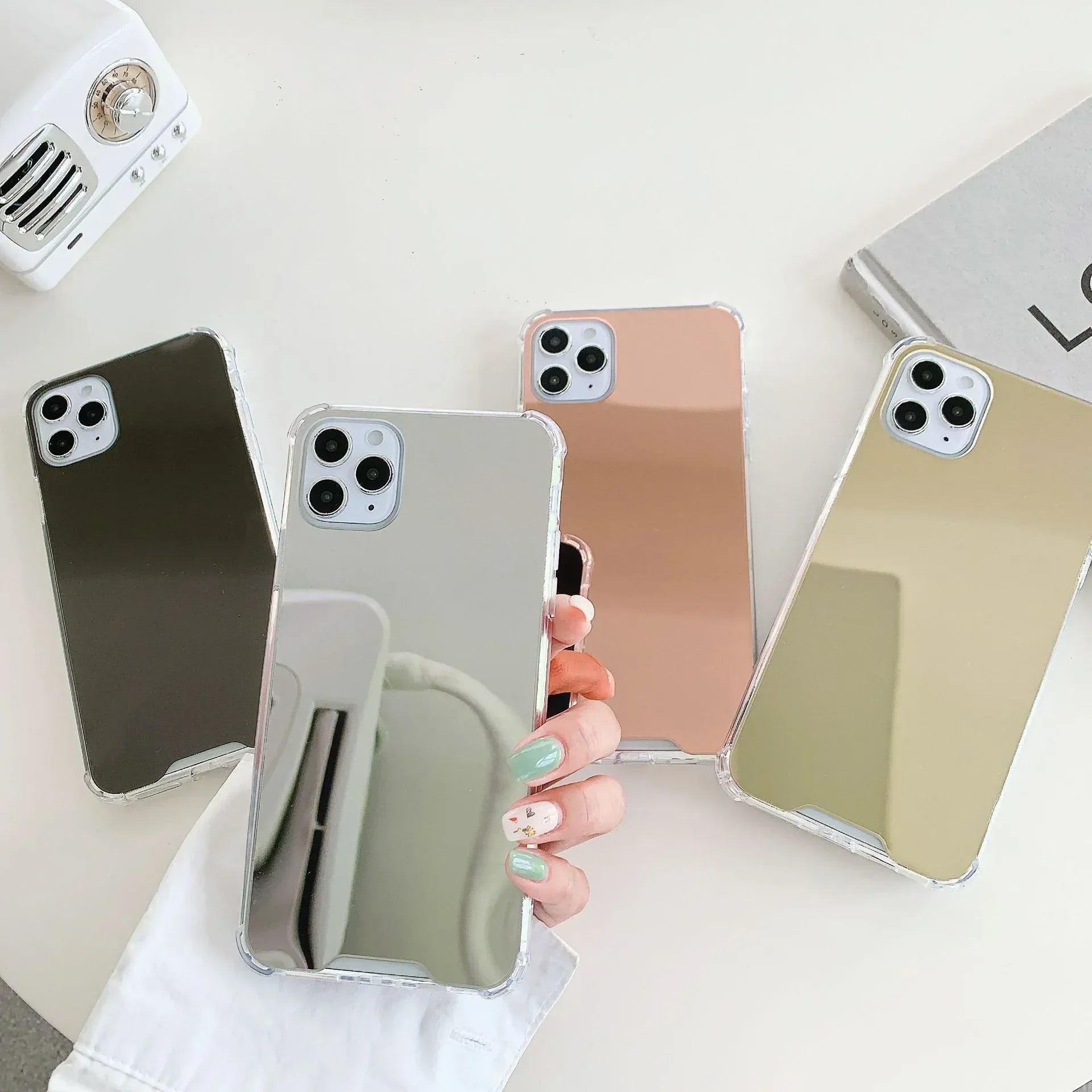 Mirror Shell Soft Protection iPhone Case - Viexta