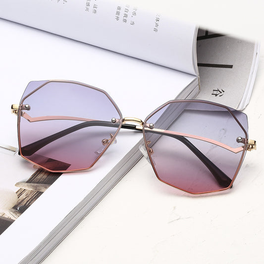 Personality polygon sunglasses