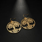 Vintage World Tree Earrings - Viexta