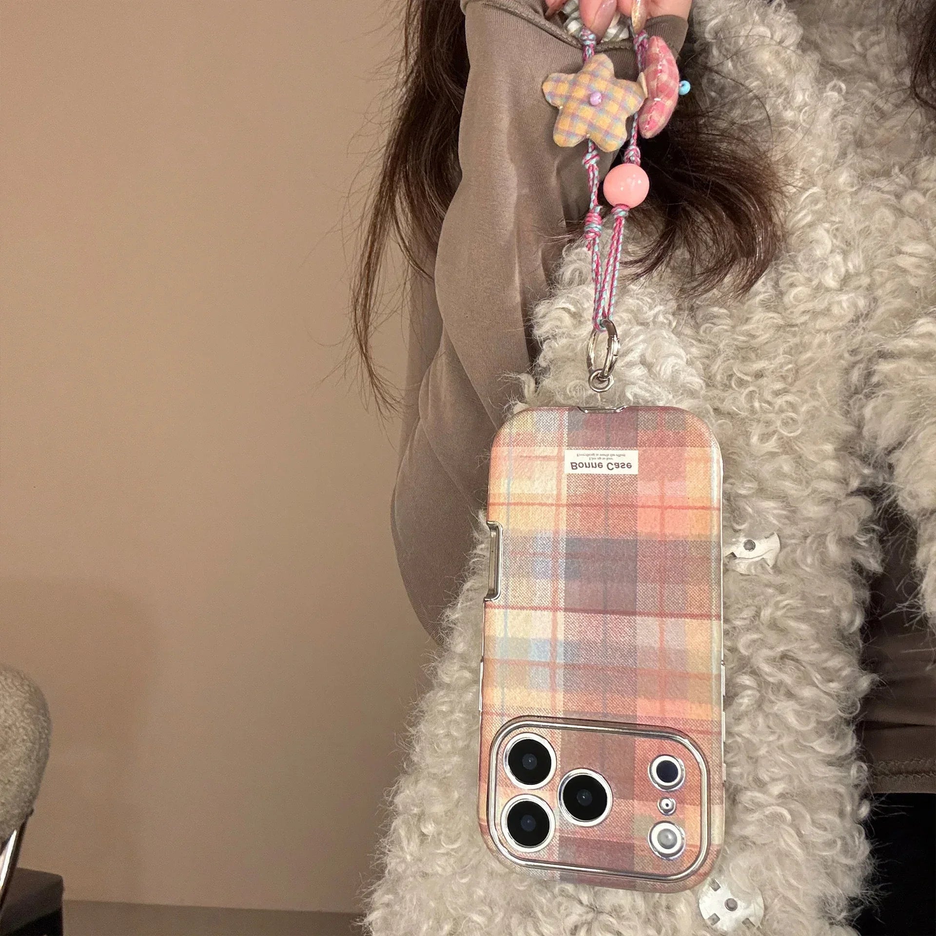 Fabric-Star Electroplated Shatter-Resistant iPhone Case - Viexta