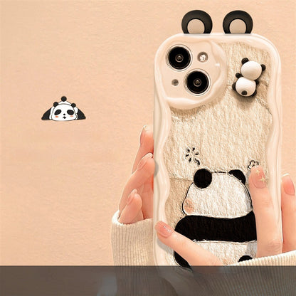 3D Panda iPhone Case